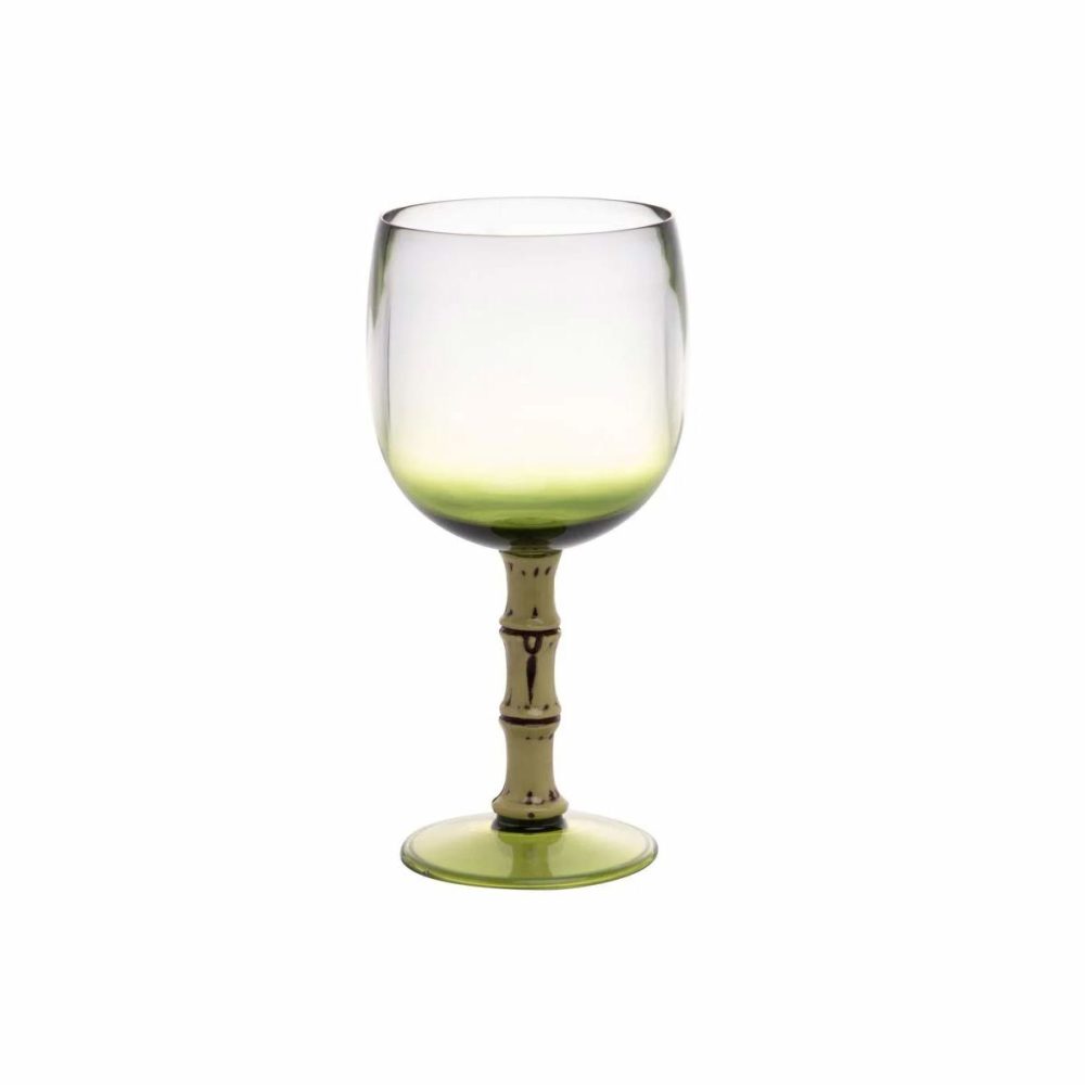Taça Água 500ml Acrílica Vidro Base Osso