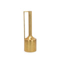 Vaso Garrafa Grande Metal Dourado