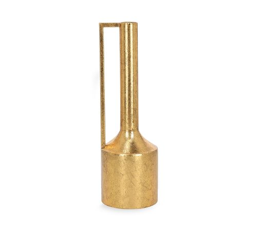 Vaso Garrafa Médio Metal Dourado
