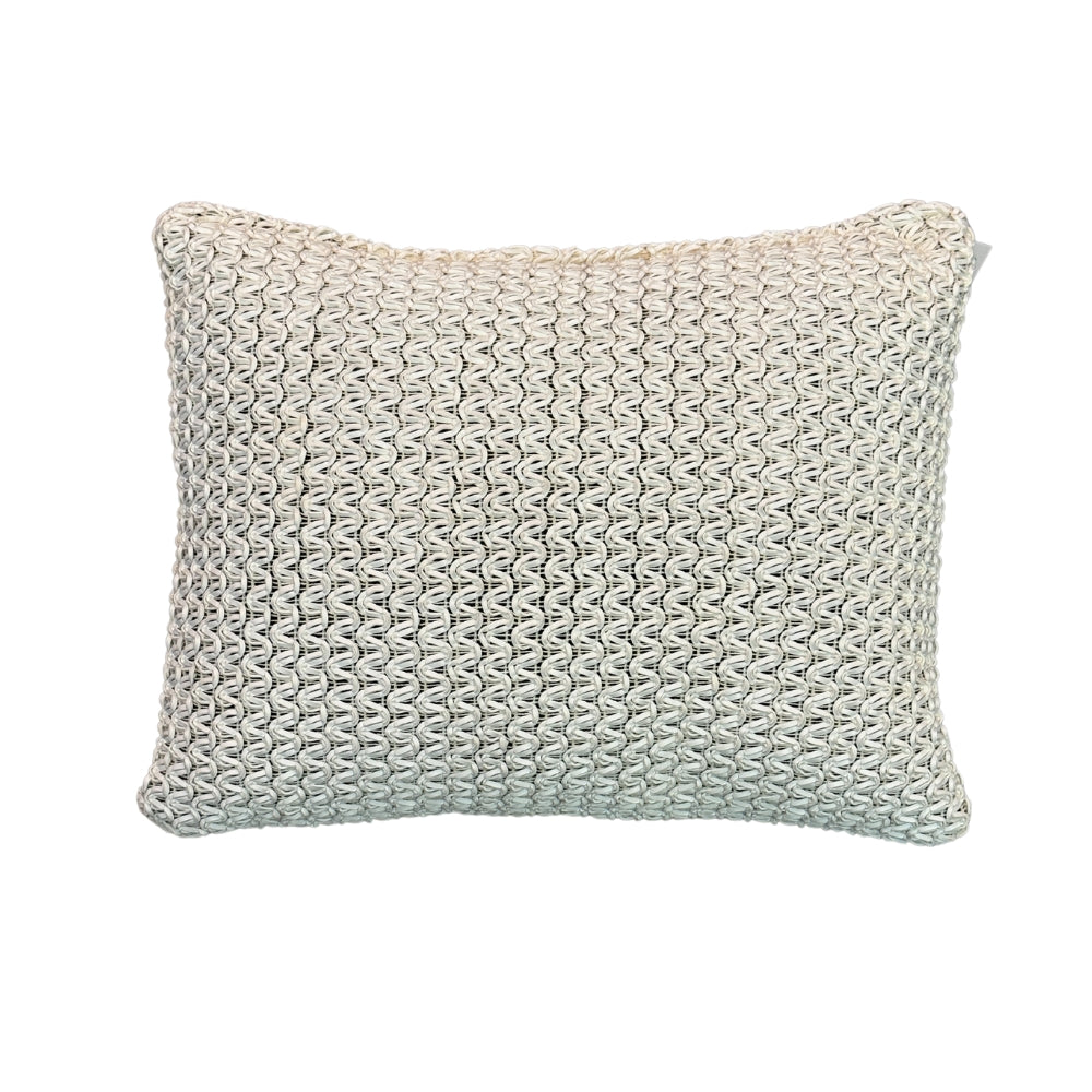 Almofada Palha Branca 37x25 cm
