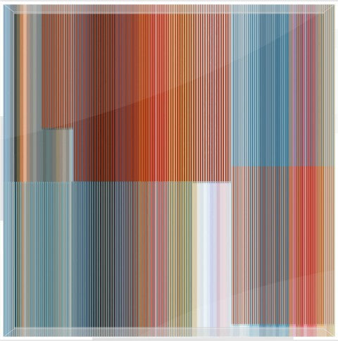 Quadro Acrilico color 70cmx70cmx5cm