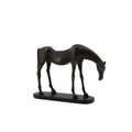 Escultura Cavalo Bronze 22X28X10 Resina