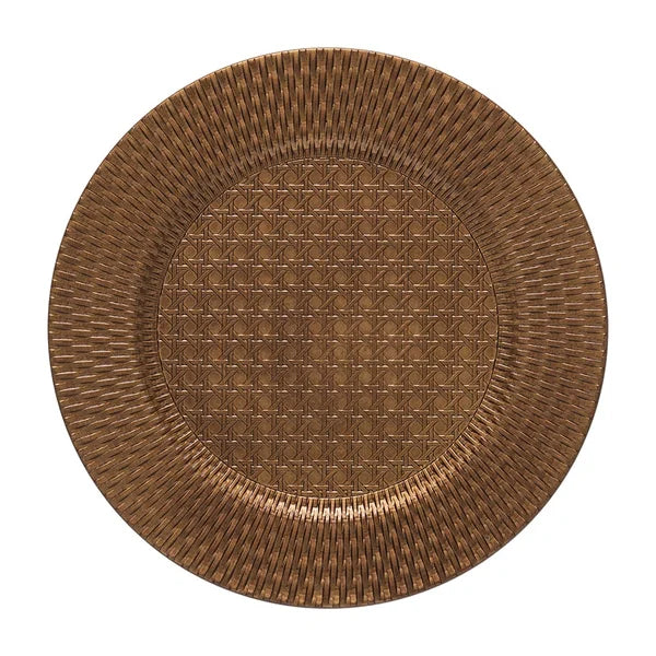 Sousplat 33cm Palhinha Dourado