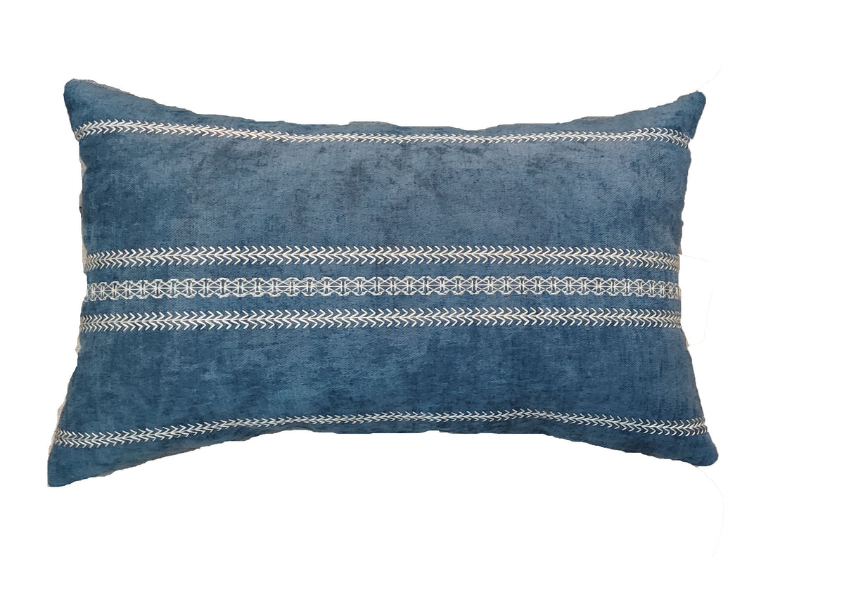 Almofada 30X50 Listra Azul