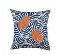 Almofada 43X43 Folhas Azul