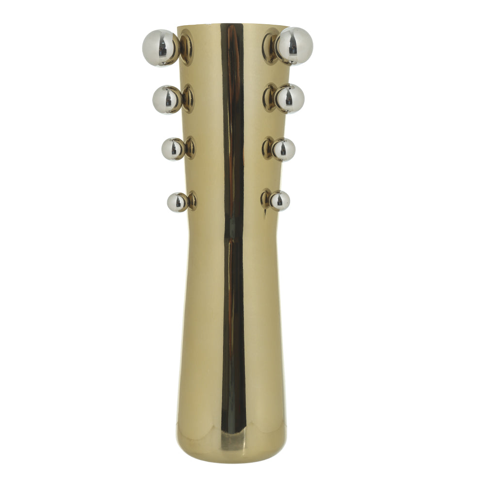 Vaso 41X15 cm Balls Inox Latonado