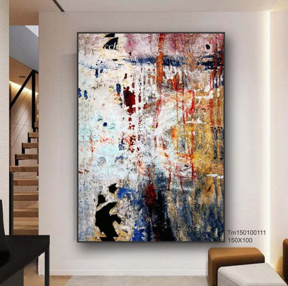 Quadro 150X100 Tela Abstrato