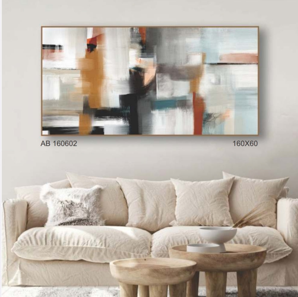 Quadro 160X60 Tela Abstrato