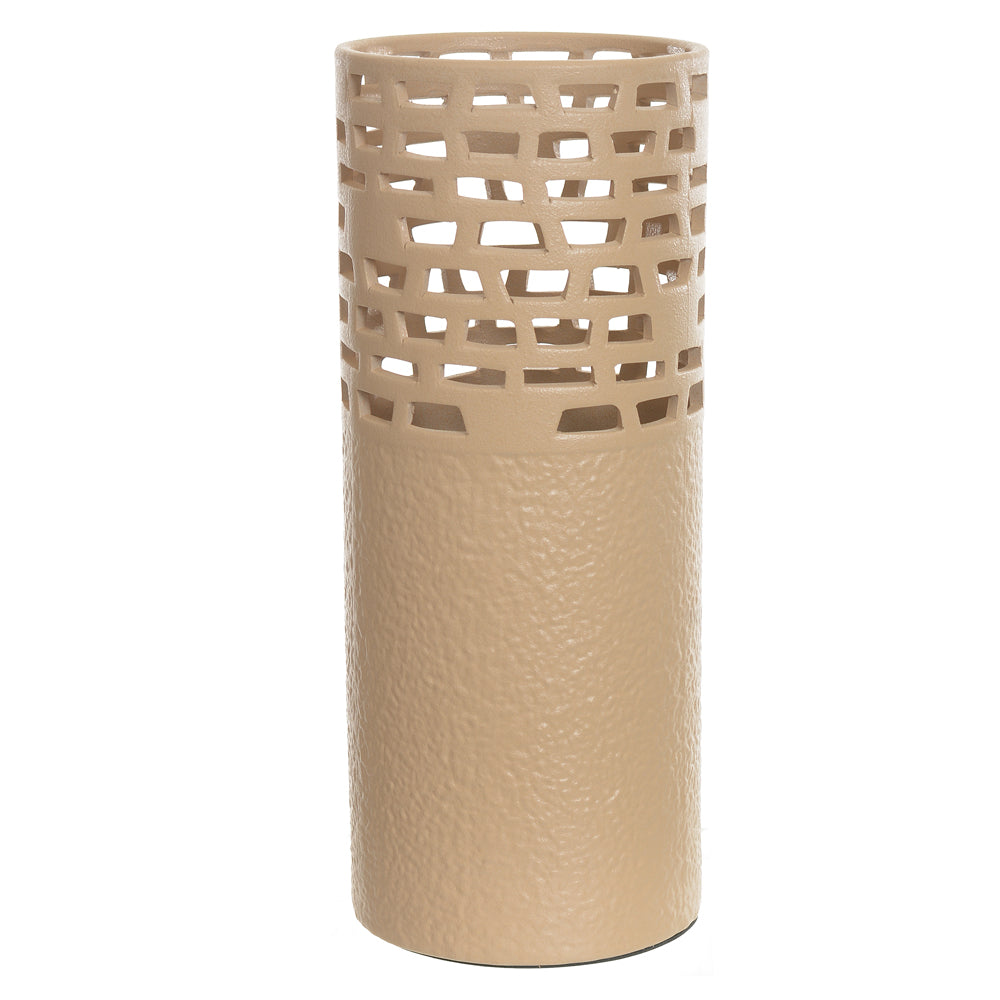 Vaso 26,5X12,5 Cerâmica Bege