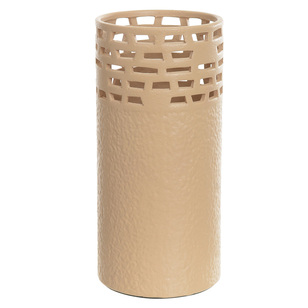 Vaso 36,5X15 Cerâmica Bege