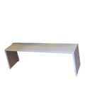 Banco Ripado Metal Areia 140x35 cm