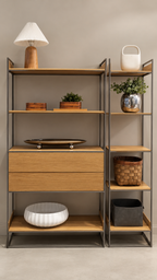 Estante Slim 2 Modulos 135 x45x180 cm