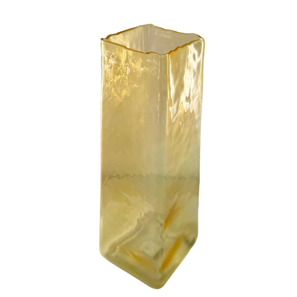 Vaso Iduna Vidro Amarelo
