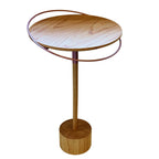 Mesa Lateral Elo Lamina Natural Cinamomo Grande