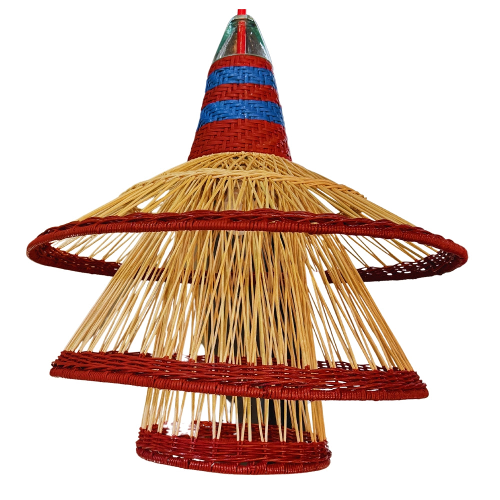 Luminária Rattan Vinho 60X65