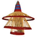 Luminária Rattan Vinho 60X65