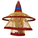 Luminária Rattan Vinho 60X65