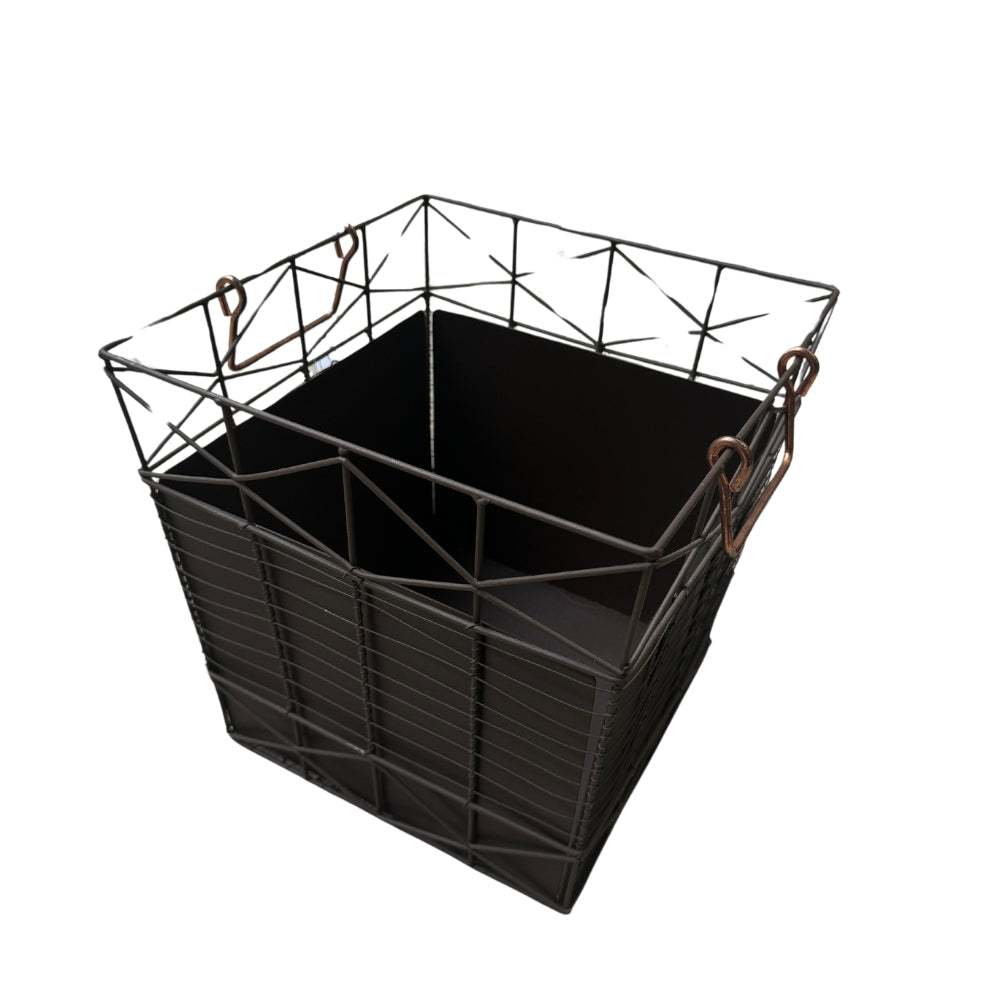 Cesto Aramado Metal Quadrado