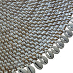 Sousplat Rattan Branco Buzios Concha