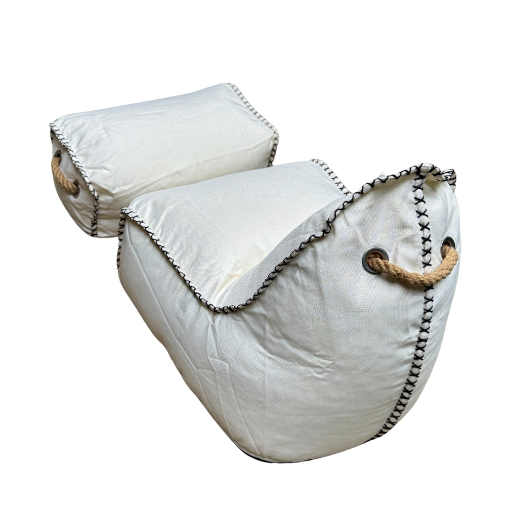 Poltrona Puff Sarja Branca