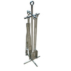 Kit Lareira 5 Peças 60CM Inox Polido