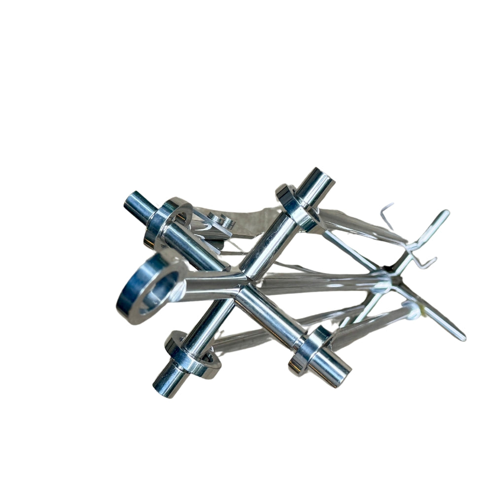 Kit Lareira 5 Peças 60CM Inox Polido
