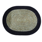 Jogo Americano Oval Crue Preto