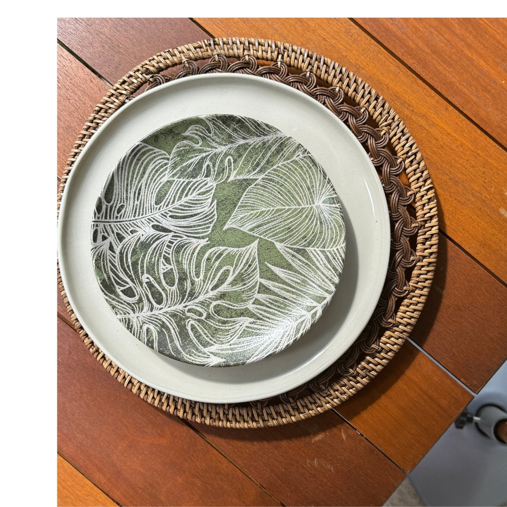 Sousplat Rattan Natural 33 cm