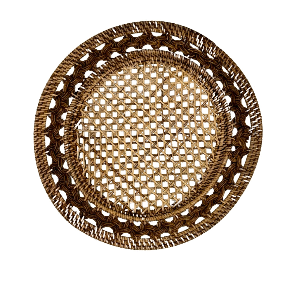 Sousplat Rattan Natural 33 cm