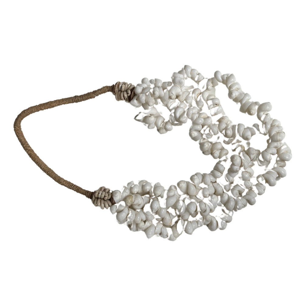 Colar Decorativo Conchas Brancas