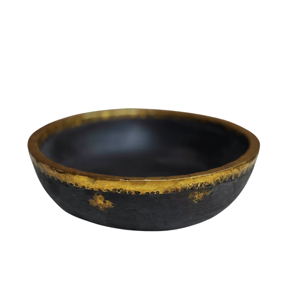 Bowl Madeira e Metal 30cm