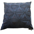 Almofada 52X52 Veludo Marinho C/Aplic Fita