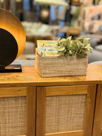 Cesto Retangular Rattan