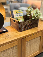 Cesto Retangular Rattan