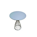 Mesa Lateral Mari Cinza 60x57cm