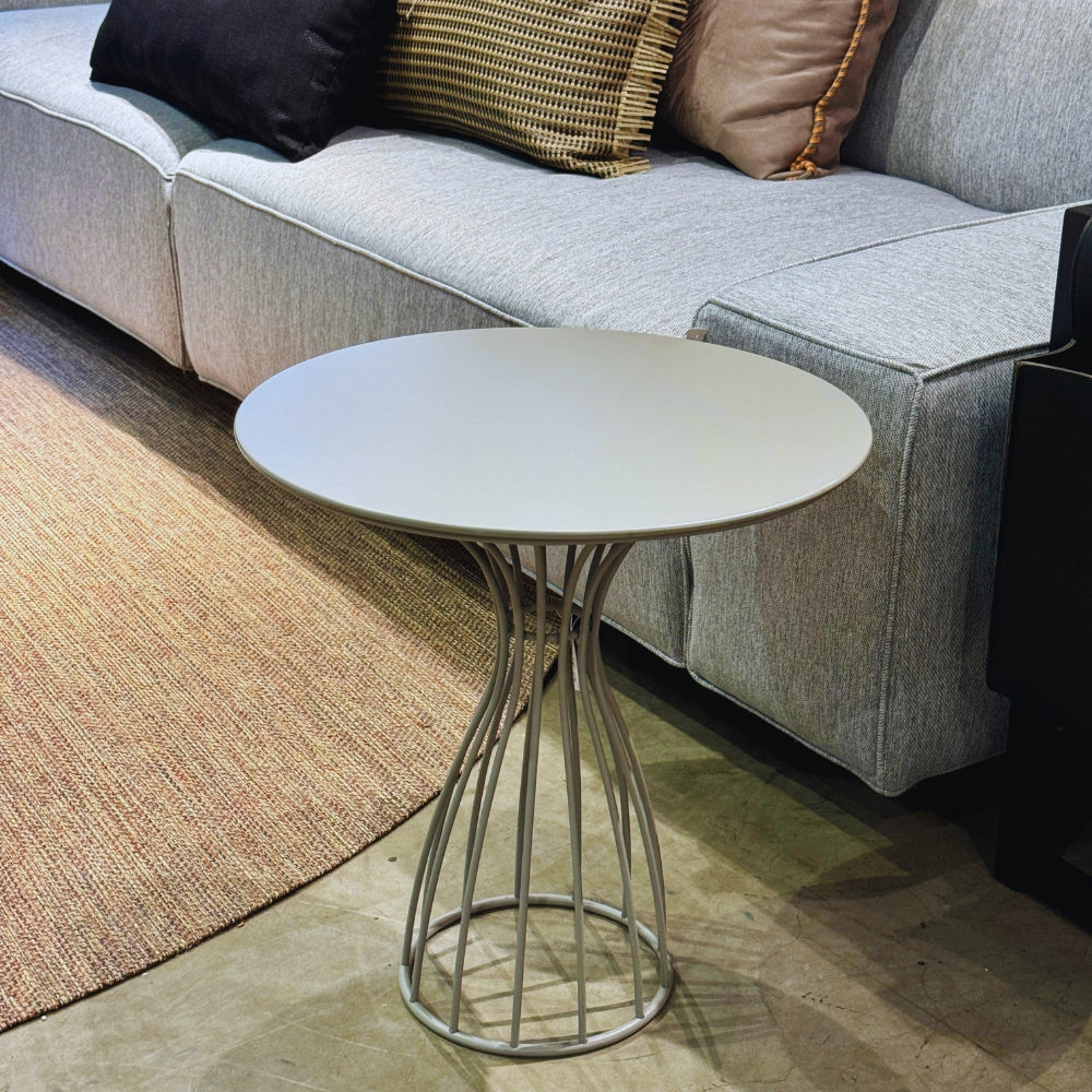 Mesa Lateral Mari Cinza 60x57cm