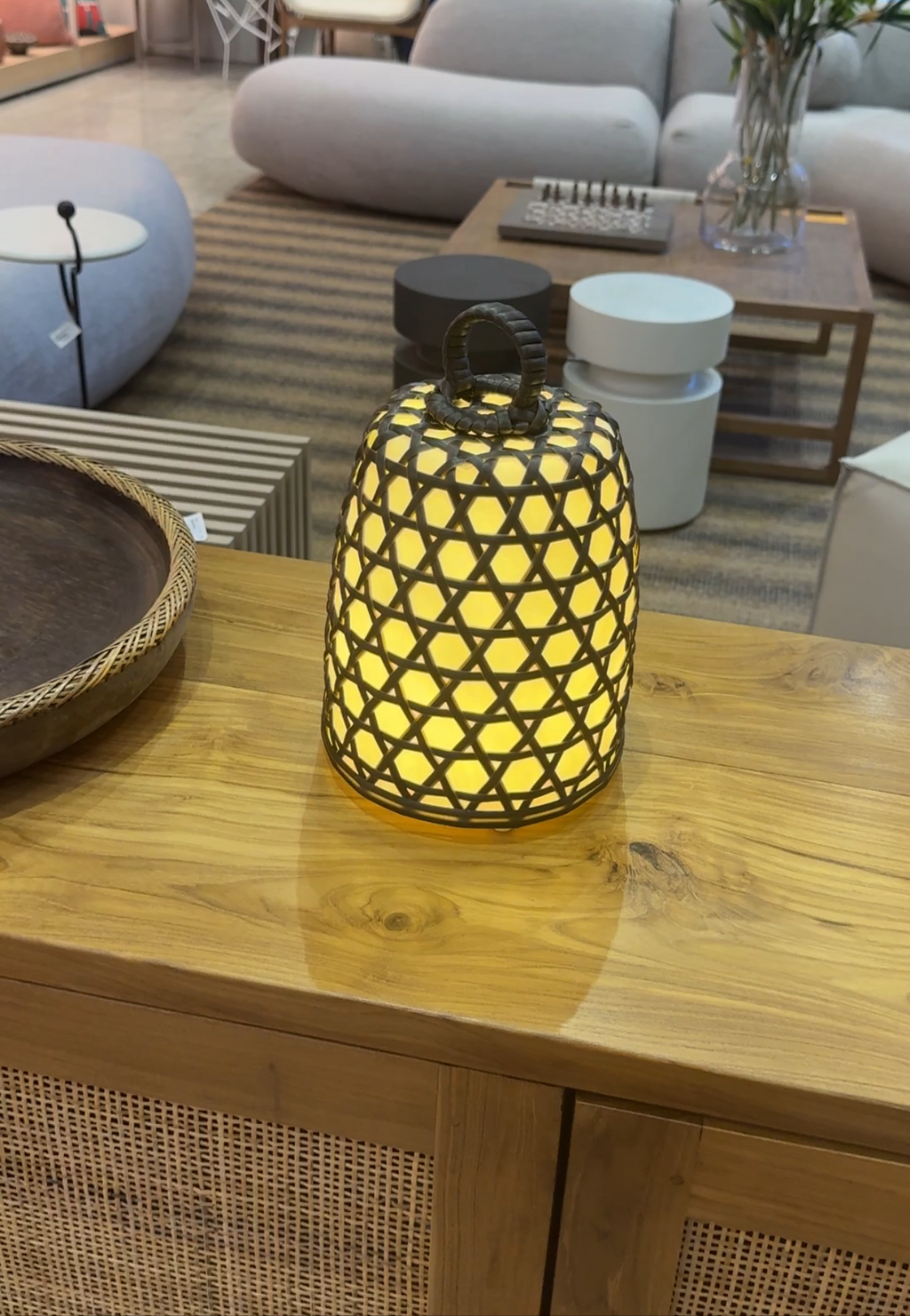 Luminária Led Castanho
