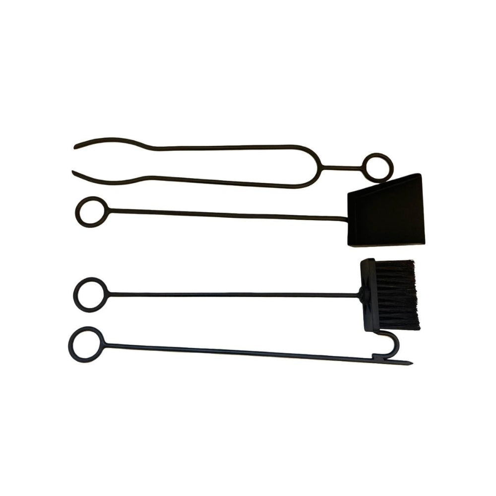 Acessório Lareira Metal Preto
