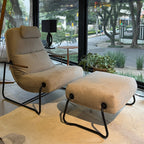 Puff Gomos Cinza 70x50 cm Lider Interiores | Occamoderna