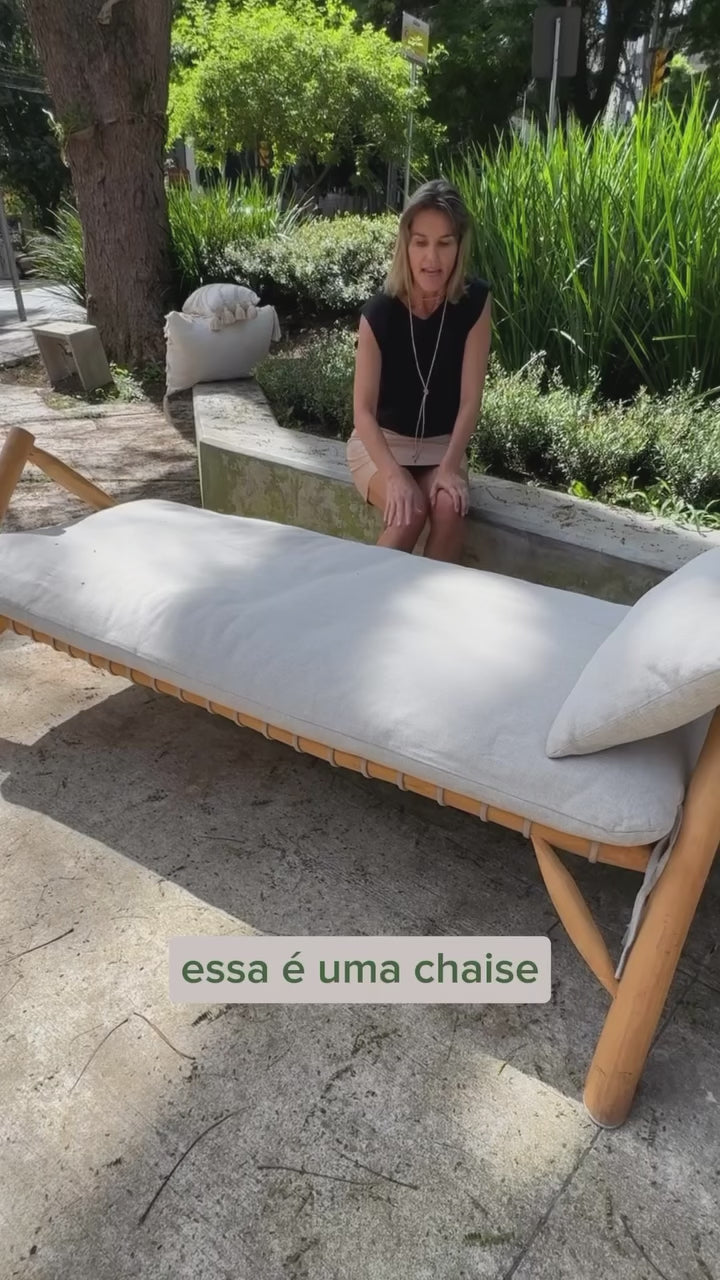 Chaise Madeira com Almofada