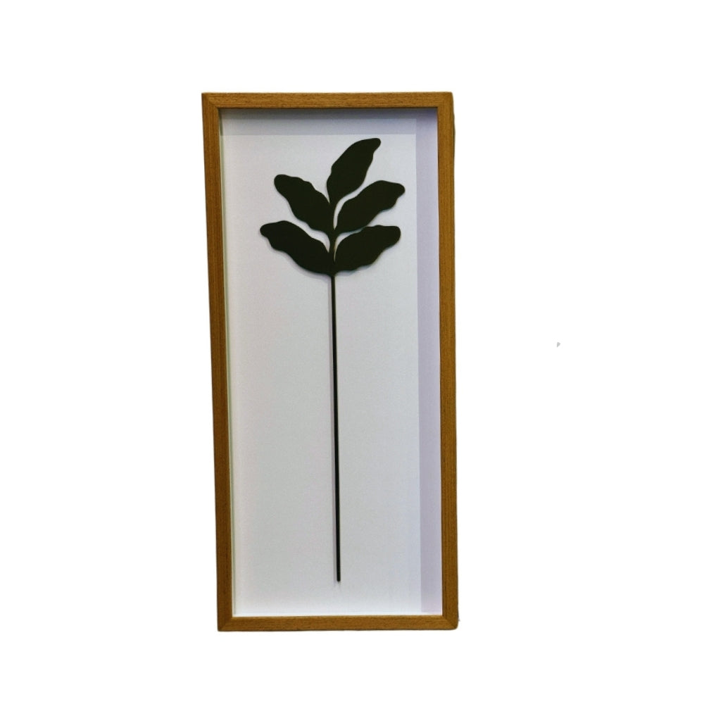 Quadro Flor Metalica 30 x 70 cm