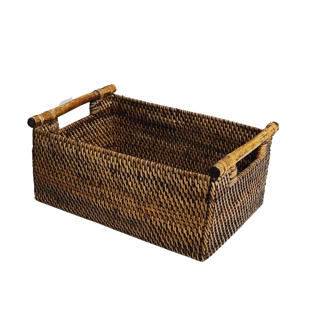 Cesto Retangular Rattan