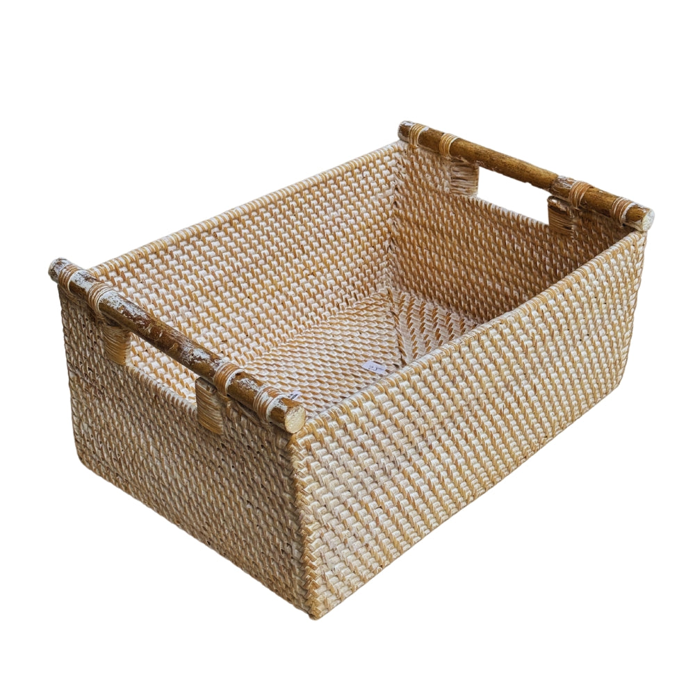 Cesto Retangular Rattan
