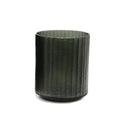 Vaso Vidro Pregas Médio 24X20