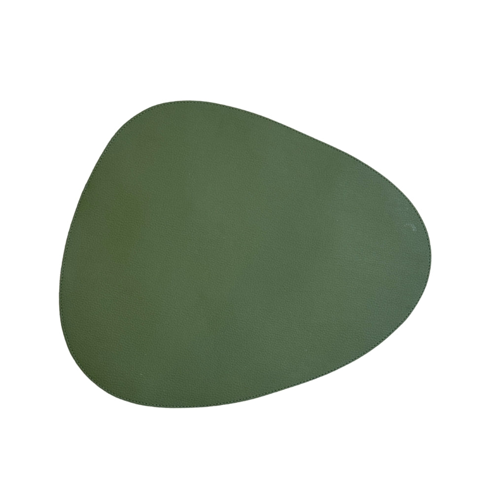 Jogo Americano Dupla Face Verde e Nude